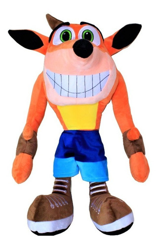 Crash Bandicoot Peluche 45 Cm Hipoalergenico