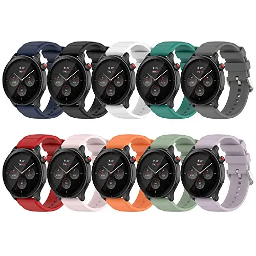 comprar Compatible Con Amazfit Gtr 4, Pulsera De Silicona De 22 Mm D