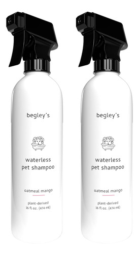 Begley's Champ Natural Sin Enjuague Para Mascotas, Limpieza