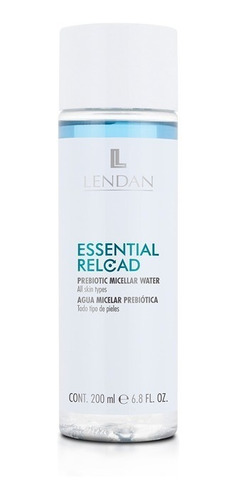 Agua Micelar Prebiótica Esential Reload 200ml Lendan