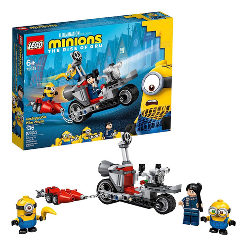 Lego Minions (75549) Persecución En Cicla Imparable