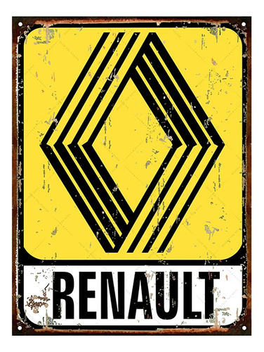 Cartel De Chapa Logo Mercedes Audi Bmw Renault