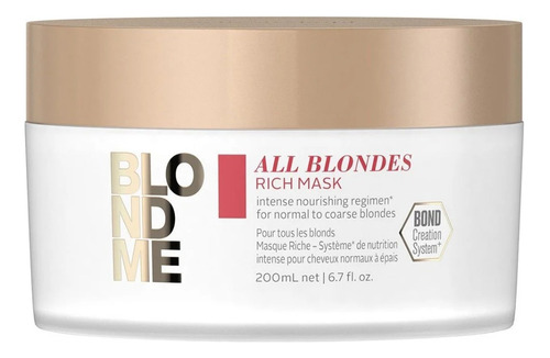 Schwarzkopf Tratamiento All Blond Rich Mask X200ml.