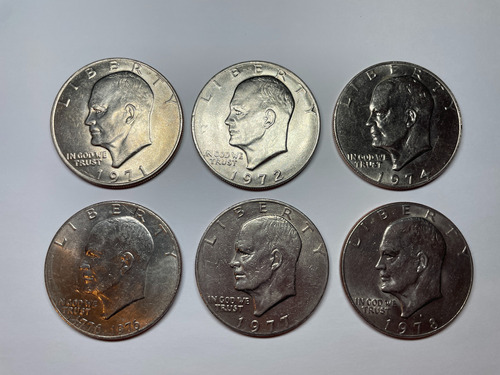 6 Dólares Eisenhower Dollars