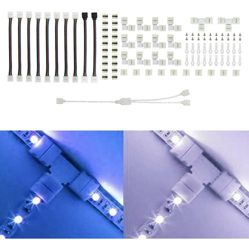 Kit De Cable De Extensión De 4 Pines Para Tira De Luces Led