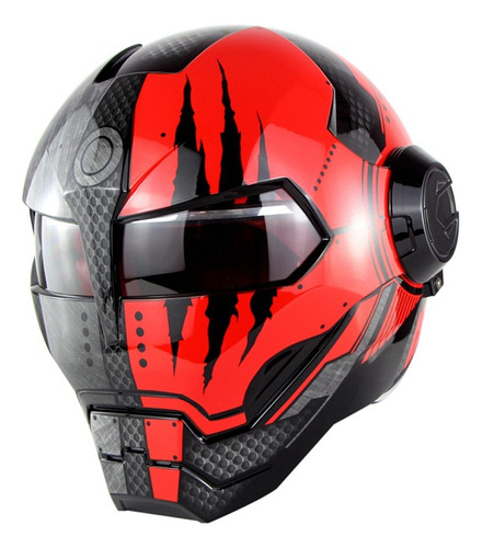 Guapo Genial Casco Integral De Iron Mans