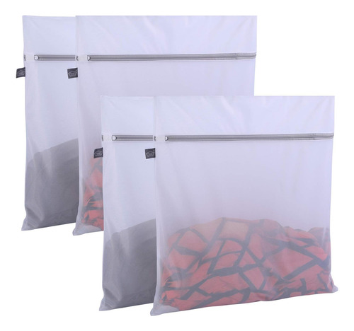 Paquete De 4 Bolsas De Malla Para Lavandería, 4 Bolsas De