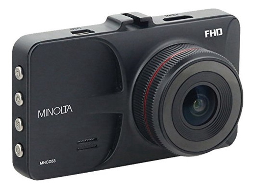 Minolta Mncd53 Bk Full Hd 1080p Gran Angular Camara Sensor