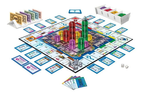 Juego De Mesa Hasbro Gaming Monopoly Builder +8 Años