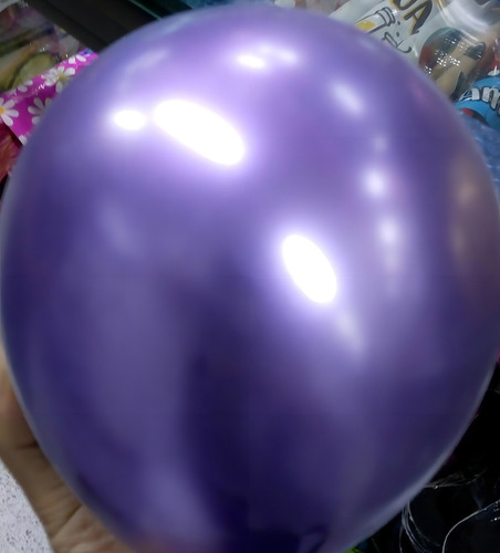50 Globos Cromados Chrome # 9 Efecto Metalizado