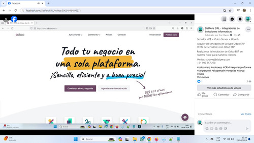 Servidor Odoo En La Nube