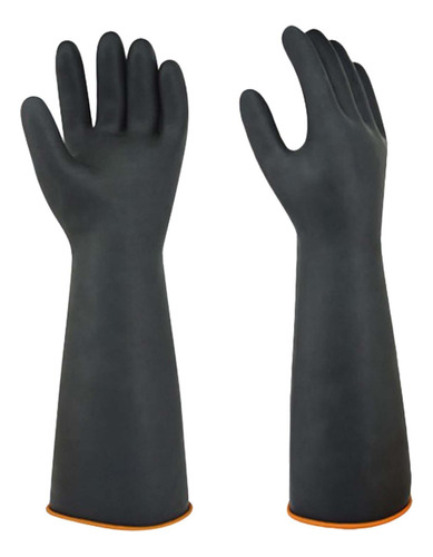 Guantes De Goma Industriales Guantes Negros 45cm