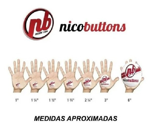 Imagen 3 de 6 de Pin Prendedores Publicitarios 2 1/4 O 56mm X 500 Unidades
