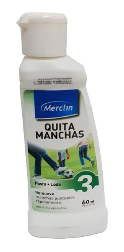 Quita Manchas Merclin Birome Sangre Oxido Pasto Café Salsas