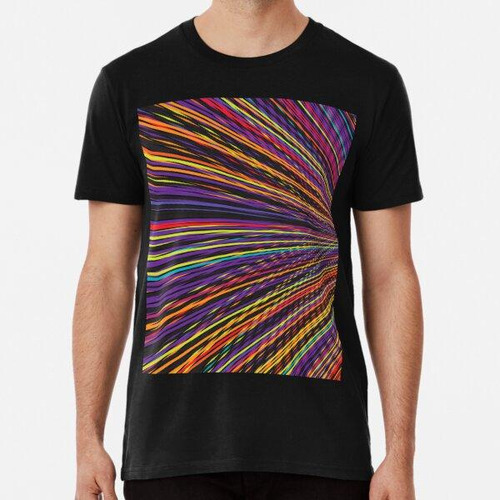 Remera Pop Art Colors Stripe Chaos Algodon Premium