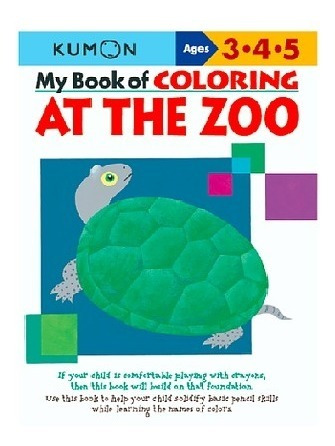 Kumon Libro Ara Colorear Niños Animales Del Zoológico Niñas