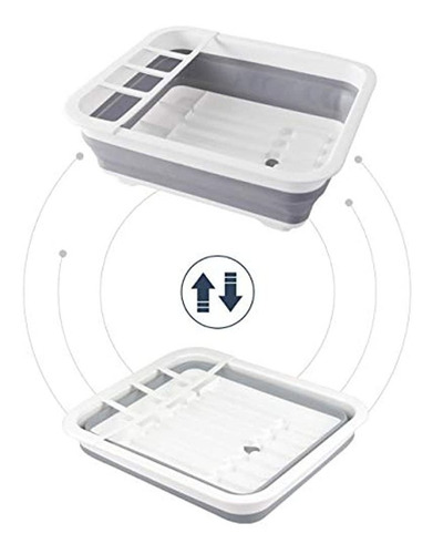 Ahyuan - Escurridor Plegable Para Platos De Vajilla, Escurri