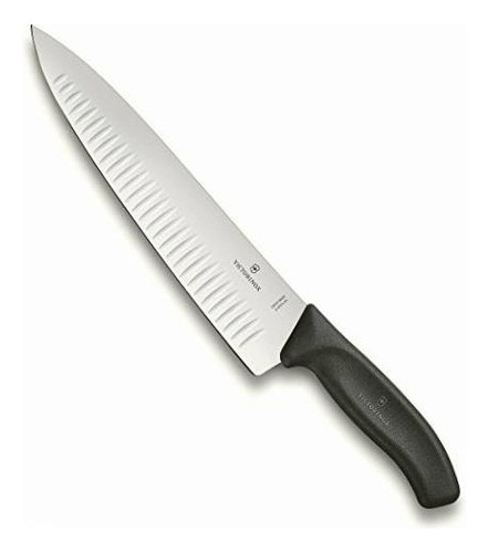 Cuchillo Victorinox Para Chef 25 Cm Blister 6.8023.25b Color Negro