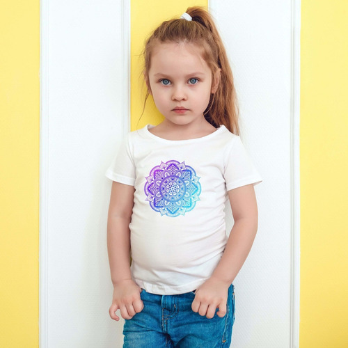 Remera Mandala Modal Calidad Premium Hombre Mujer Niños