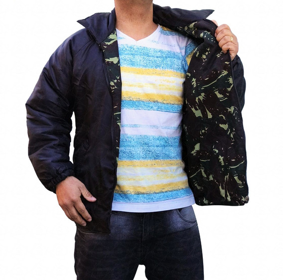 jaqueta puffer masculina mercado livre