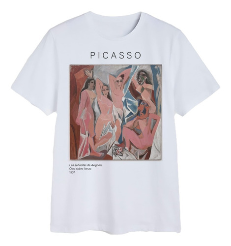 Polera Picasso Arte Obra Artista Hombre Mujer Moda Vr
