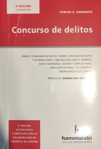 Concurso De Delitos Caramuti 3 Ed