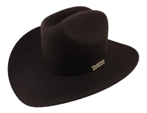 Sombrero Texana De 6 X Marca West Point Color Chocolate Lana