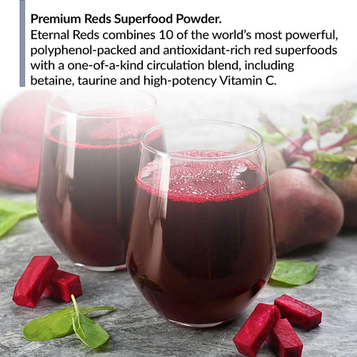 Suplemento Biotrust Eternal Reds Red Superfoods Powder 30s