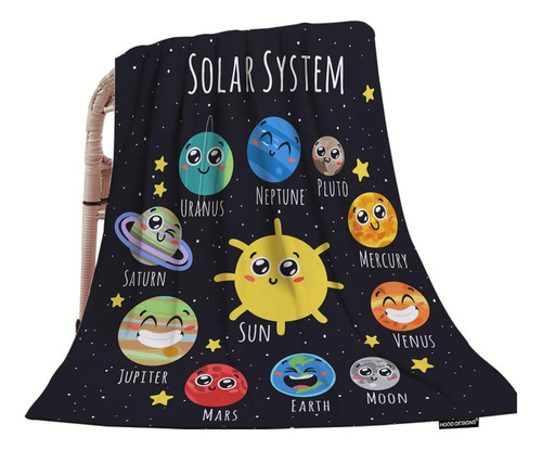 Hgod Manta Espacial, Lindo Sistema Solar, Sol, Luna, Plutón 