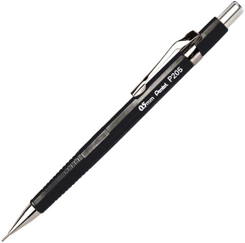 Lapiz Mecanico Pentel Sharp De 0 5 Mm De Cilindro Negro  P