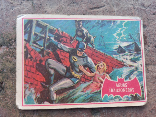Figurita Batman Tarjeta Año 1966 N.23