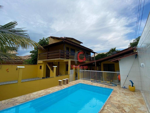 Pousada Com 8 Dormitórios, 354 M² - Venda Por R$ 1.350.000,00 Ou Aluguel Por R$ 6.300,00/mês - Costazul - Rio Das Ostras/rj - Po0008