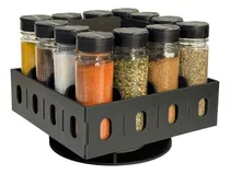 Comprar Especiero Condimentero Giratorio C\u002F Tapa Doble Apertura X12