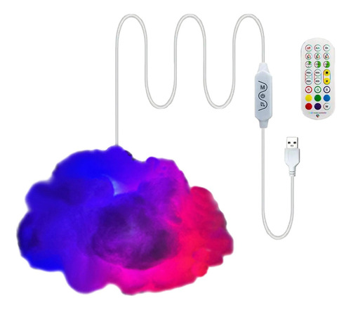 Nuvem De Algodão Diy Atmosfera Luz Decoração Do Quarto