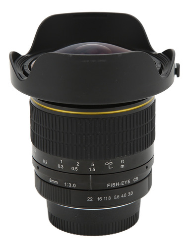 Lente Fisheye Para Montagem Em F Ultra Grande Angular F3 De