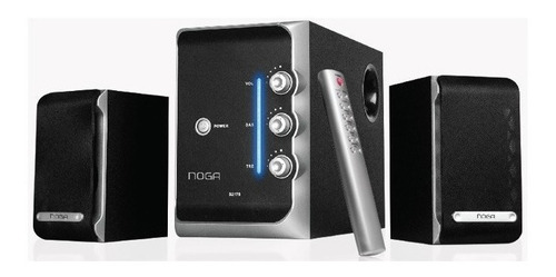 Home Theater 2.1 Noga S2176r Parlante Pc Tv Control Remoto