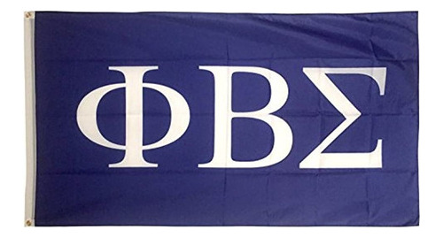 Desierto Cactus Phi Beta Sigma Letra Fraternidad Bandera Gri