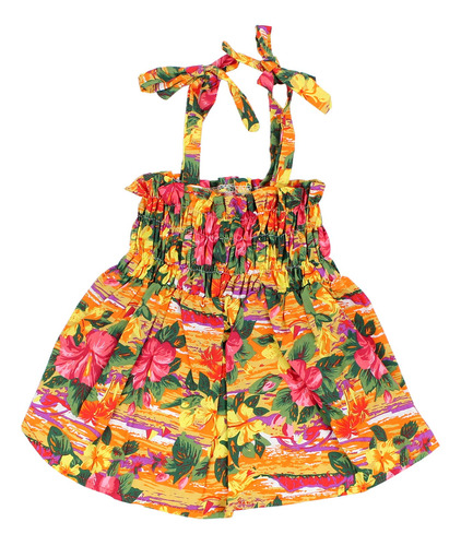 Vestido Hawaiano Para Perro, Vestido Con Estampado De Hibisc