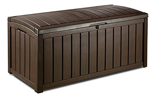 Baul De Jardin Color Marrón Polipropileno Keter De 390 L