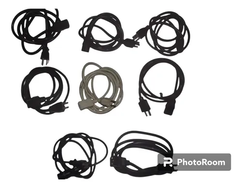 comprar Cables De Poder Para Pc Monitores Pack 7 Unidades 125v 10am