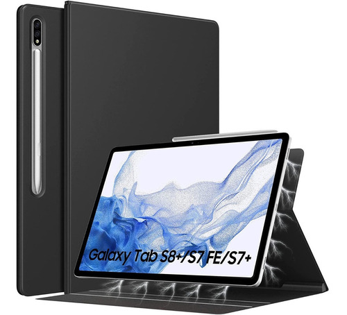 Moko Book Cover Para Galaxy Tab S7 Fe T730 T735 C/pen Holder