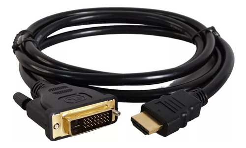 Cable Hdmi A Dvi D 24+1 Macho 1,5 Metros Pvc Bidireccional