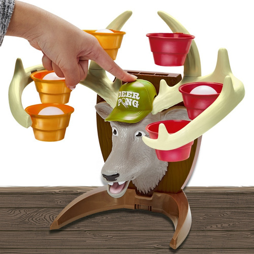 Deer Pong Beer Pong Venado Habla Juego Familia Amigos Regalo