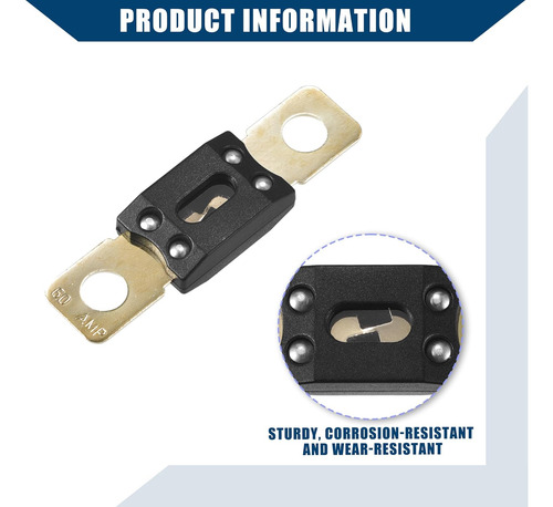 Fusible De Alta Corriente 60a / Audio Cd Anm Fusible Perno E