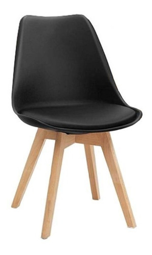Sillas Tulip Eames Con Almohadon Blanco Set X4 Gardenlife Cantidad de sillas por set 4 Color de la estructura de la silla Negro