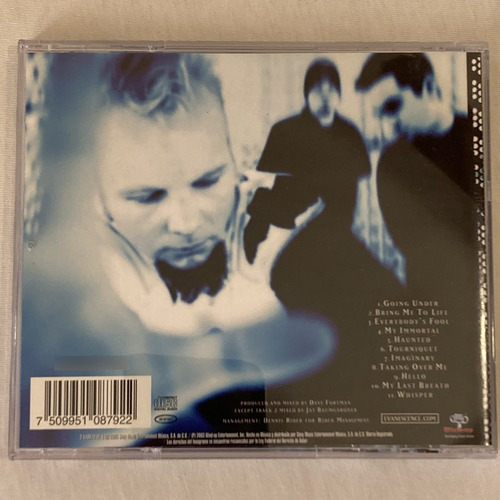 Evanescence / Fallen Cd 2003 Mx Impecable (Usado)