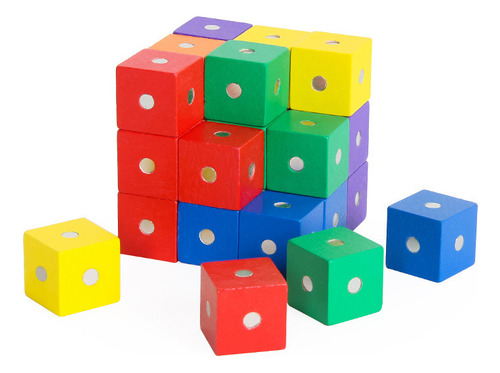 10 Colores Primarios 2cm 22 Piezas Educativas Matemáticas