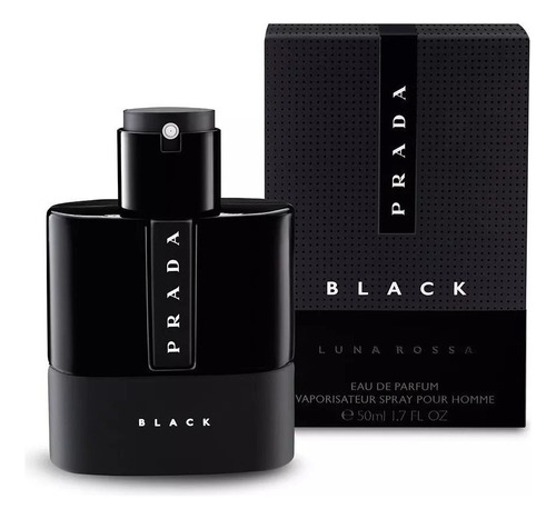 Perfume negro para hombre Prada Luna Rossa Edp 50 ml + Volumen unitario de muestra 50 ml