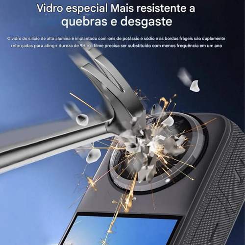 Protetor De Lente Padrão Premium Para Insta360 X5 Envio Rápi