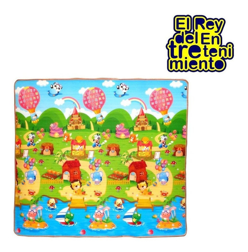 Imagen 4 de 6 de Alfombra Antigolpes Bebe Niño 2.00 X 1.80m C/ Bolso - El Rey